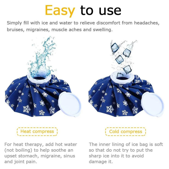 Reusable Ice & Hot Water Pack for Pain Relief
