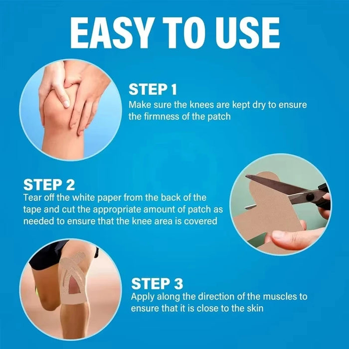 Knee Kinesiology Tape – Waterproof, Muscle & Joint Support