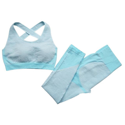 Agility Sports Bra & Leggings Gym Set - Flamin' Fitness