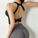 Breathable Open Back Sports Bra - Flamin' Fitness