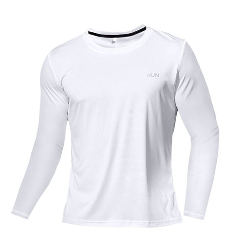 Men's "RUN" Long Sleeve T-Shirt - Flamin' Fitness