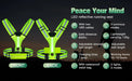 NightBright LED Running Vest - Flamin' Fitness