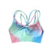 Two-Tone Tie-Dye Sports Bra - Flamin' Fitness