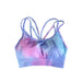 Two-Tone Tie-Dye Sports Bra - Flamin' Fitness